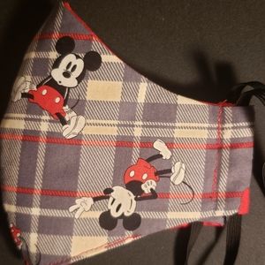 Mickey Plaid Face Mask